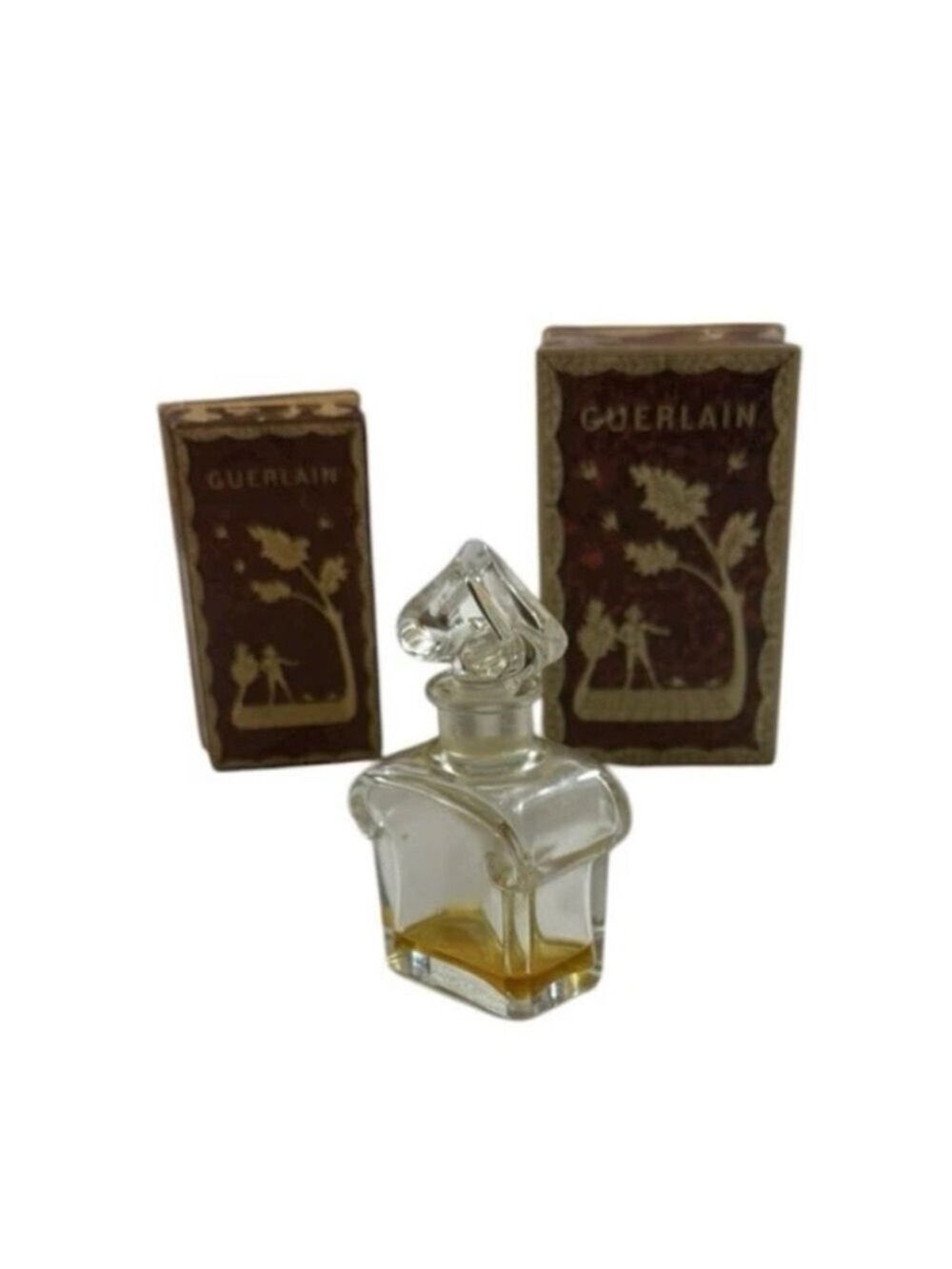 Guerlain Baccarat Paris Vintage Perfume Bottle w/ Box Rare Display Collectible